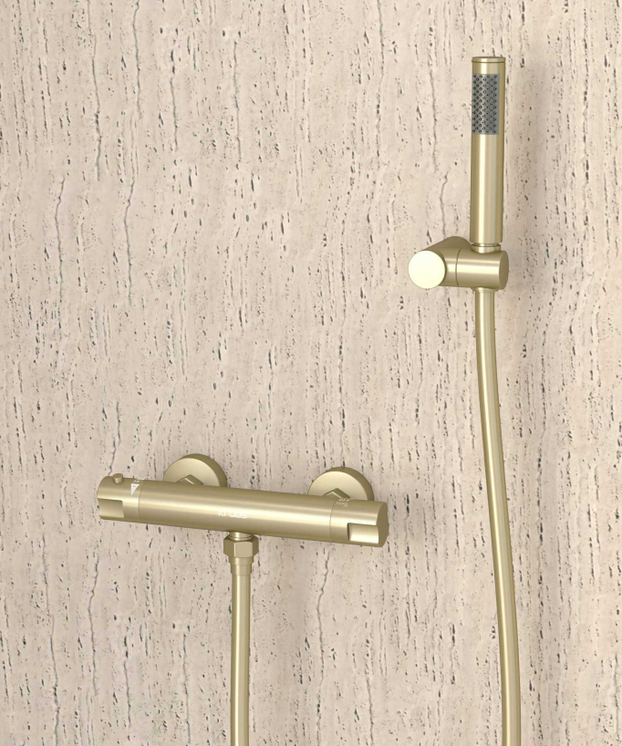 Wall-Mounted Thermostatic Shower Mixer - Corbeau