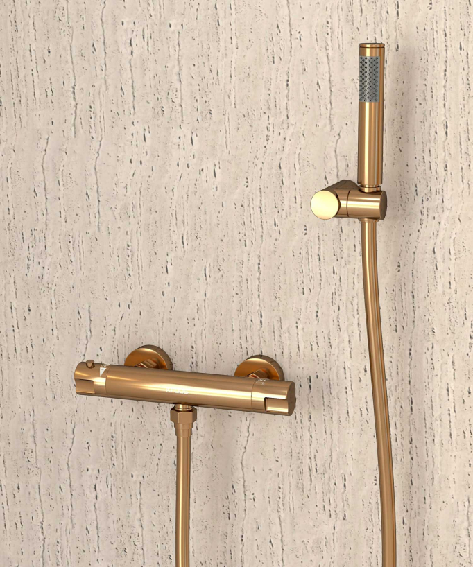 Wall-Mounted Thermostatic Shower Mixer - Corbeau