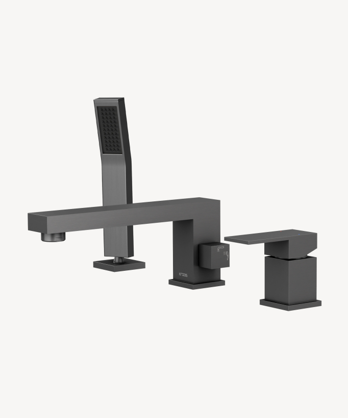 3-Hole Deck-Mounted Bath-Shower Mixer - Sirius
