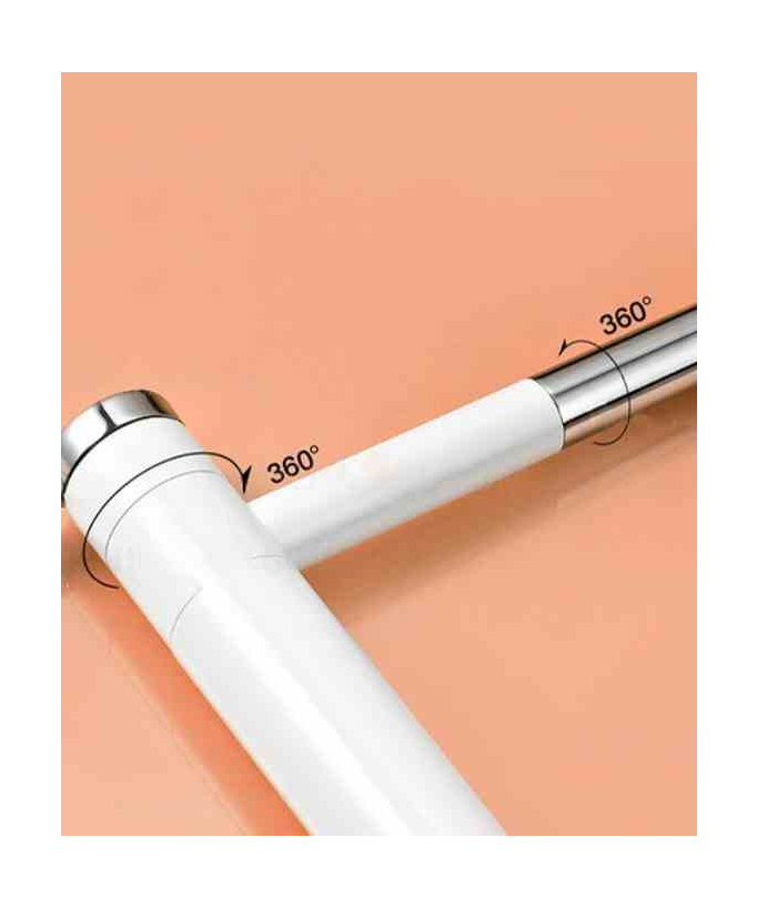 Tall Basin Mixer, White & Chrome - Graffias