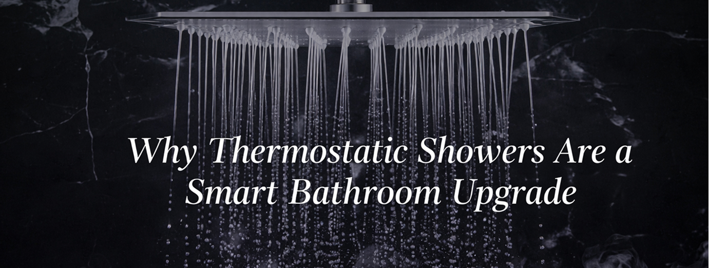 thermostatic shower temperature control
